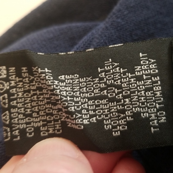 Sandro sheer blue linen knit blend dress Open Knit short sleeve Sz2 is US 4/6 - Picture 15 of 16